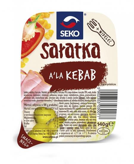 Sałatka a'la kebab
