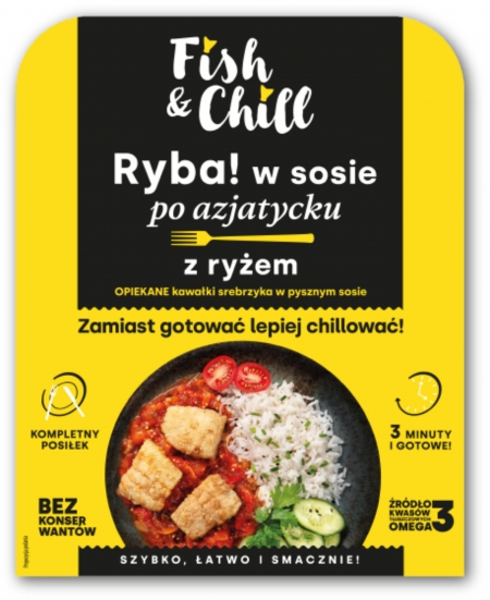 Fish&Chill ryba w sosie po azjatycku z ryżem 500 g 