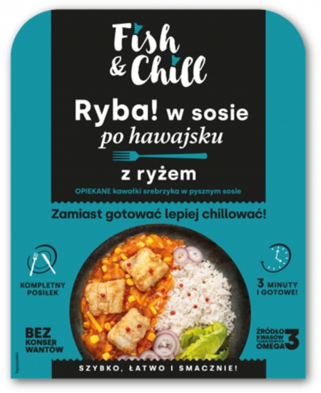 Fish&Chill ryba w sosie po hawajsku z ryżem